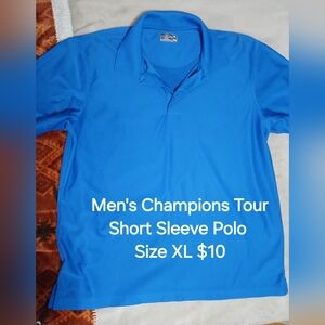Champion Men's Vibrant Blue Polo Shirt